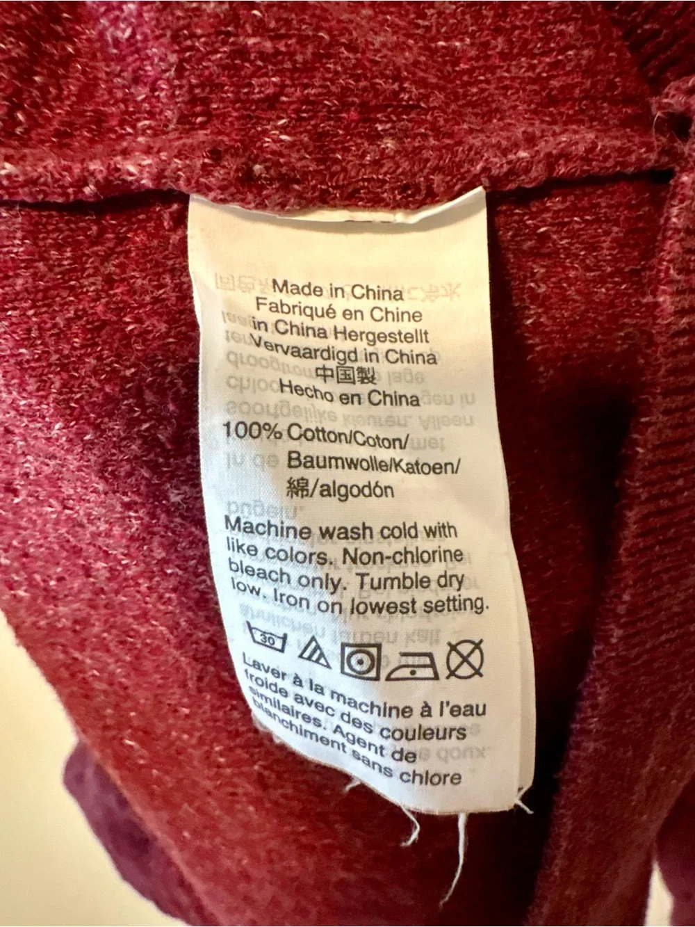 J.Crew Men’s Slim Crewneck Sweater in Wine Red